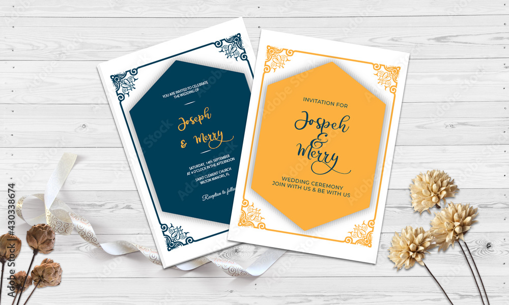 Creative Luxury mandala wedding invitation card background with golden  arabesque pattern  mandala for print, poster, cover,  brochure, flyer, banner. save the date invitation Stock Vector | Adobe Stock