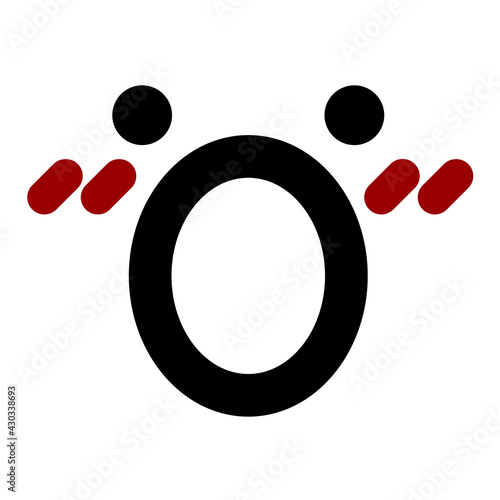 gasping face icon