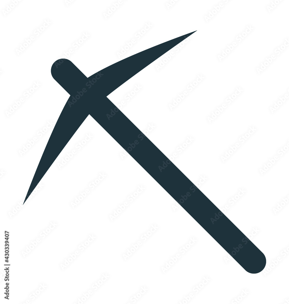 Pickaxe Cool Vector Icon