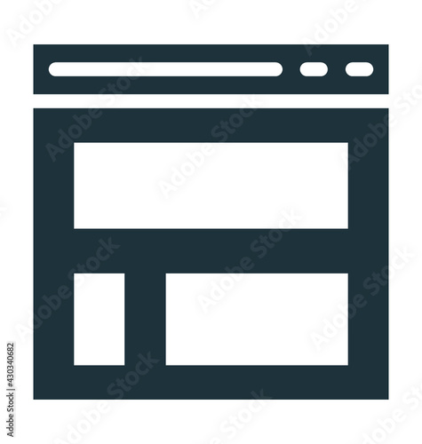 Page Design Vector Icon