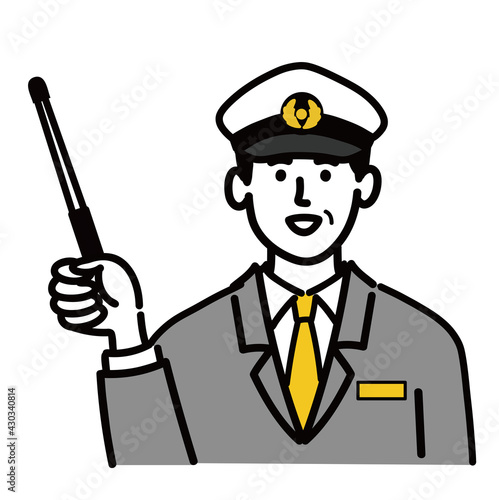 男性　若い　バス　タクシー　運転手　ベクター　ポップ　提案　アドバイス　棒　
