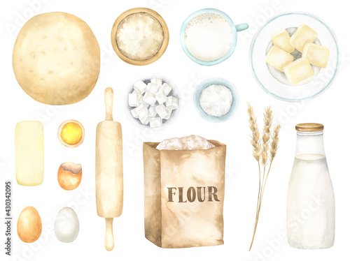 Baking Ingredients Set