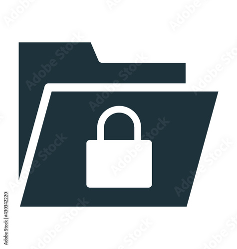 Folder Protection Vector Icon