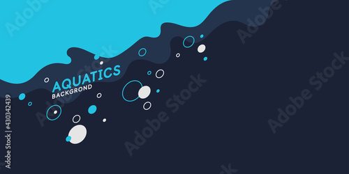 Modern colored poster for sports. Vector illustration