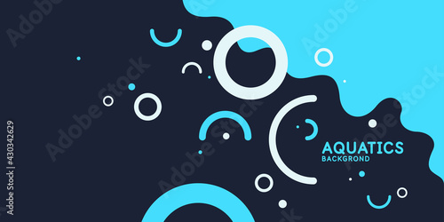 Modern colored poster for sports. Vector illustration