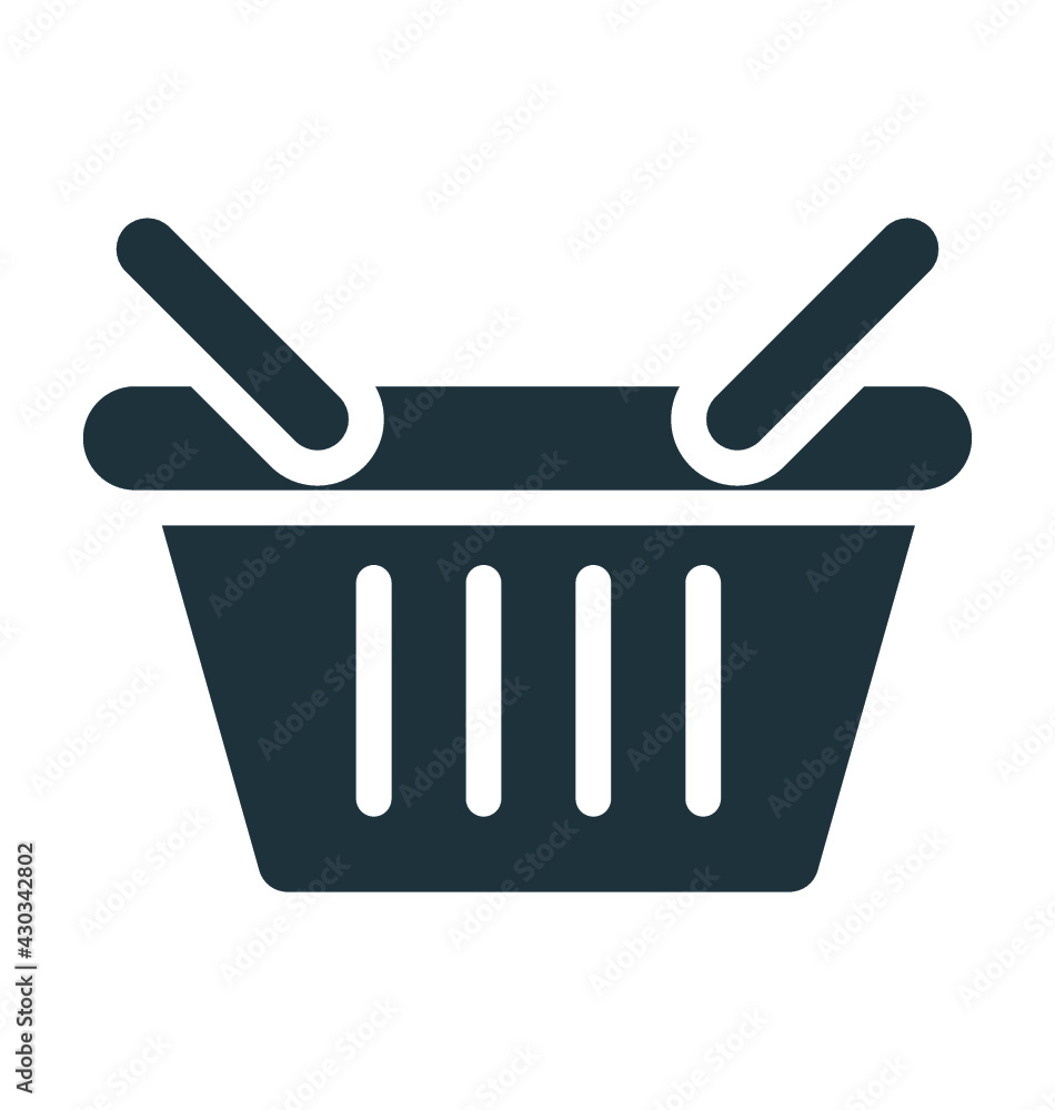 Shopping Basket Vector Icon Shopping Basket Vector Icon