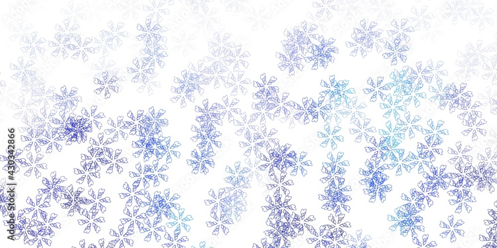 Light blue vector abstract texture with leaves. Light blue vector abstract texture with leaves.