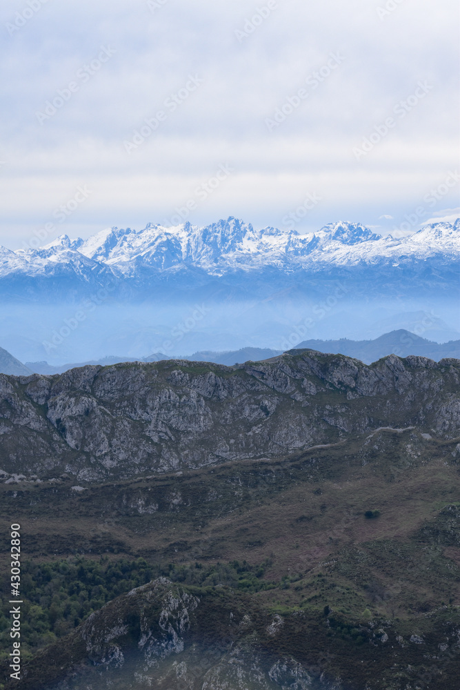 Fototapeta premium landscape with blue sky