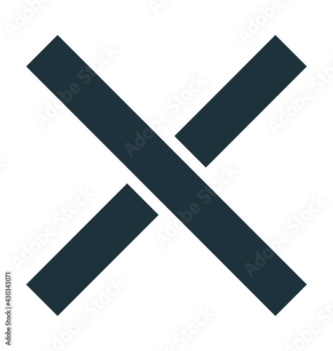 Delete Sign Vector Icon