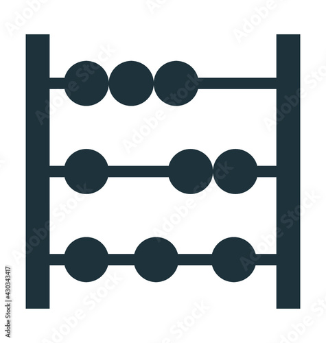Abacus Vector Icon