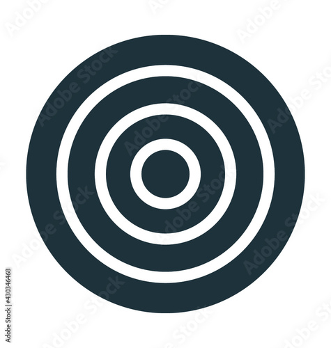 Bullseye Vector Icon