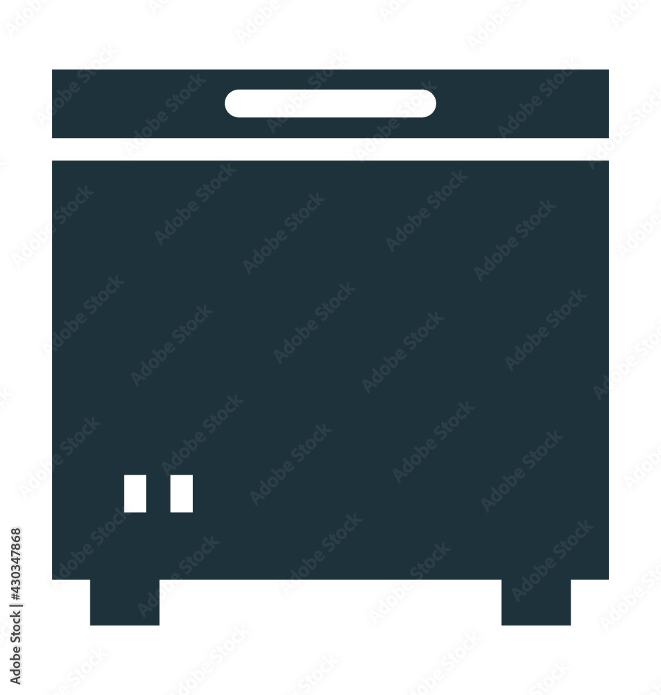 Freezer Vector Icon Freezer Vector Icon