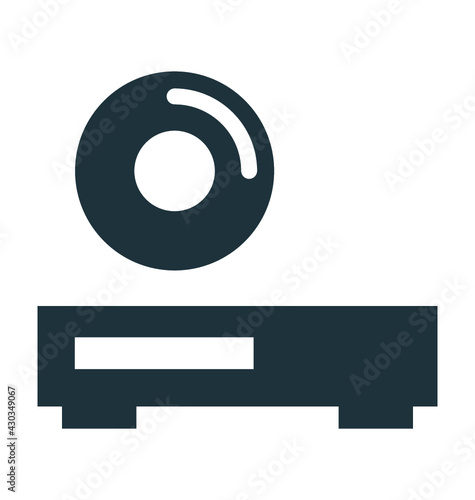 Cd Player Vector Icon
