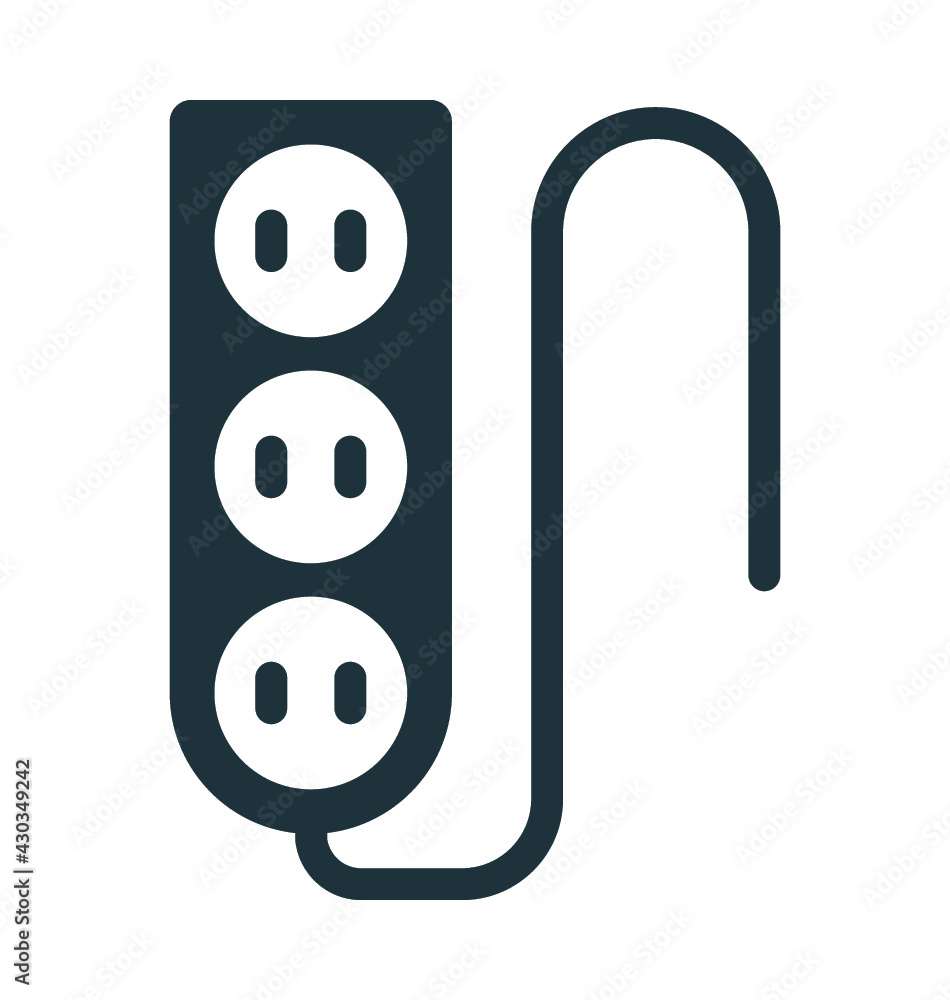 Extension Lead Vector Icon Extension Lead Vector Icon