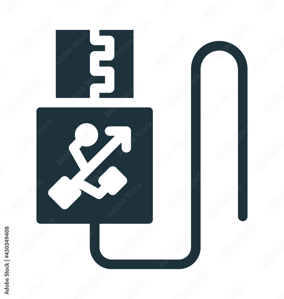 Usb Sign Vector Icon