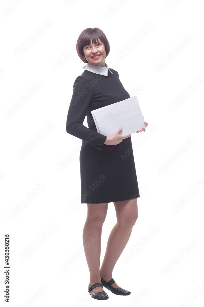 young business woman with a new digital tablet young business woman with a new digital tablet