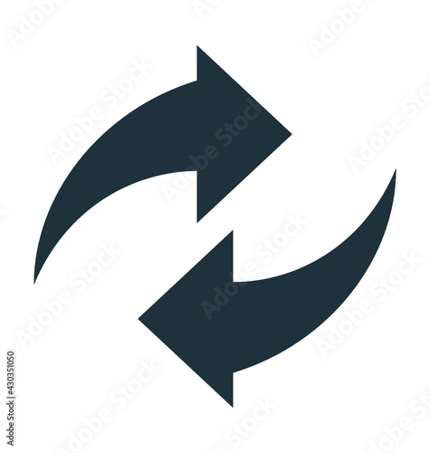 Free Download Synchronization Vector Icon - GFXLoad