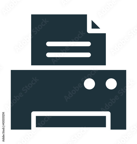 Printer Vector Icon