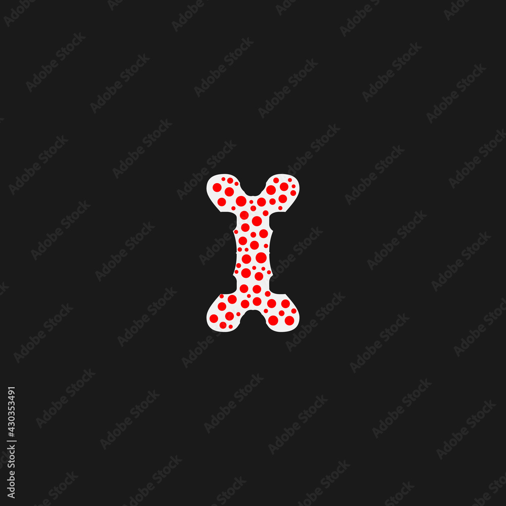Leukemia flat icon. Simple style bone marrow cancer symbol. Blood ...