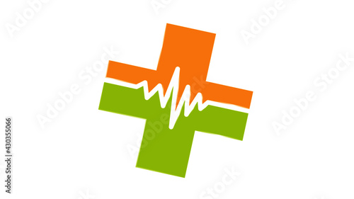 logo pharmacie- médical concept animation