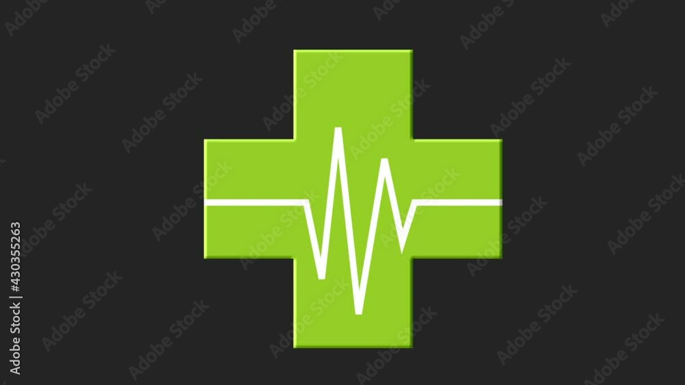 green cross medical, pharmacy concept animation green cross medical, pharmacy concept animation