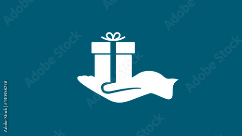 hand holding gift