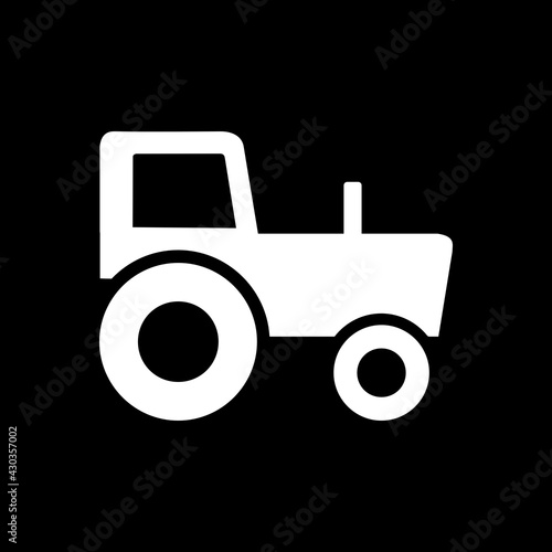Traktor und Hintergrund