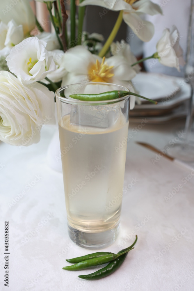 Beautiful summer exotic iced cocktails Beautiful summer exotic iced cocktails
