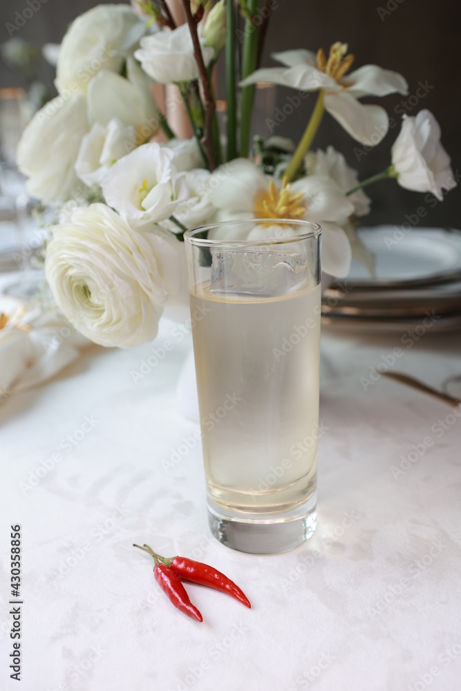 Beautiful summer exotic iced cocktails Beautiful summer exotic iced cocktails