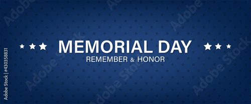 Memorial Day. American holiday background vector