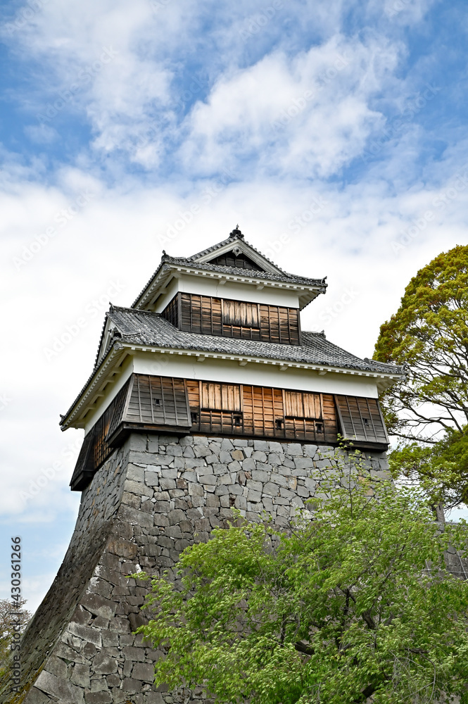 熊本城未申櫓　熊本県熊本市　2021年4月撮影