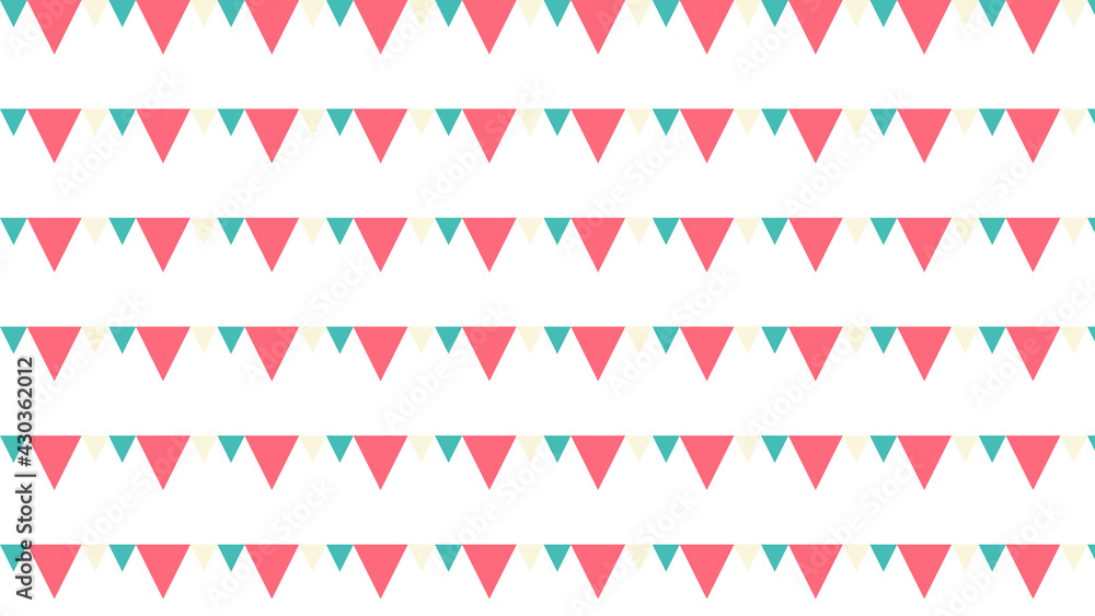 Retro flags style seamless vector pattern with geometric ornament and editable colors Retro flags style seamless vector pattern with geometric ornament and editable colors