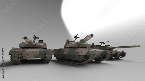 陸上自衛隊　10式戦車 日本 主力戦車 3d render	 photo