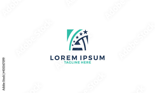 Monogram Initials A logo design inspirations