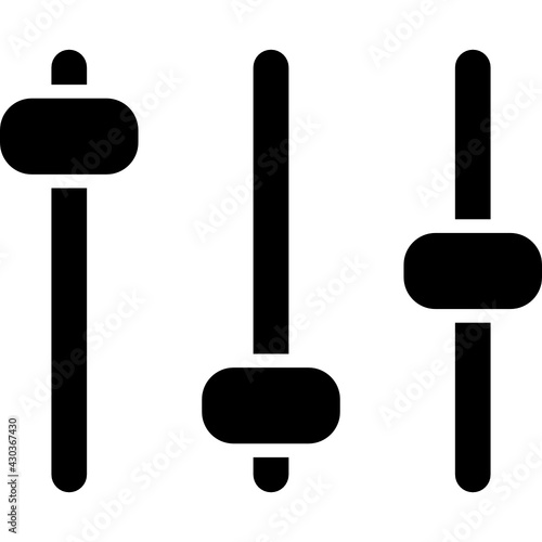 equalizer icon vector