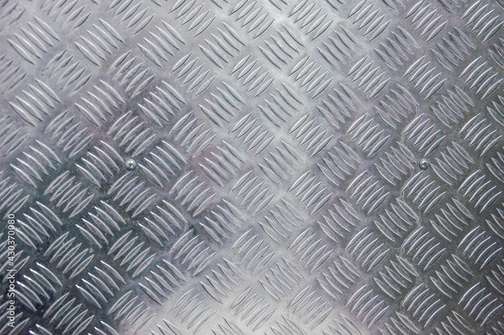 Background of metal plate in silver color Background of metal plate in silver color
