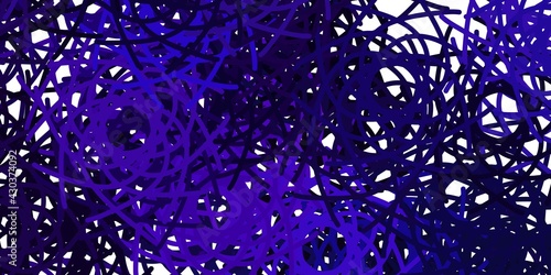 Light Purple vector backdrop with chaotic shapes.