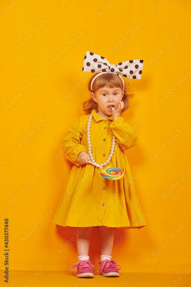fashionista with sweet lollipop fashionista with sweet lollipop