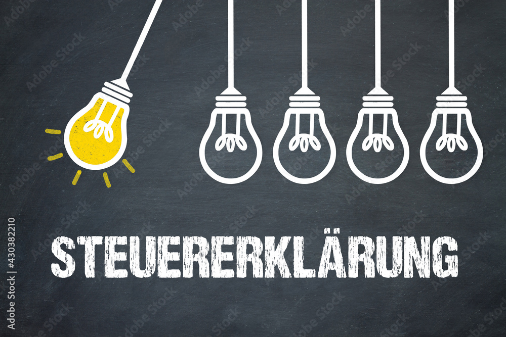 Fototapeta premium Steuererklärung 