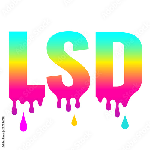 Lsd vector icon