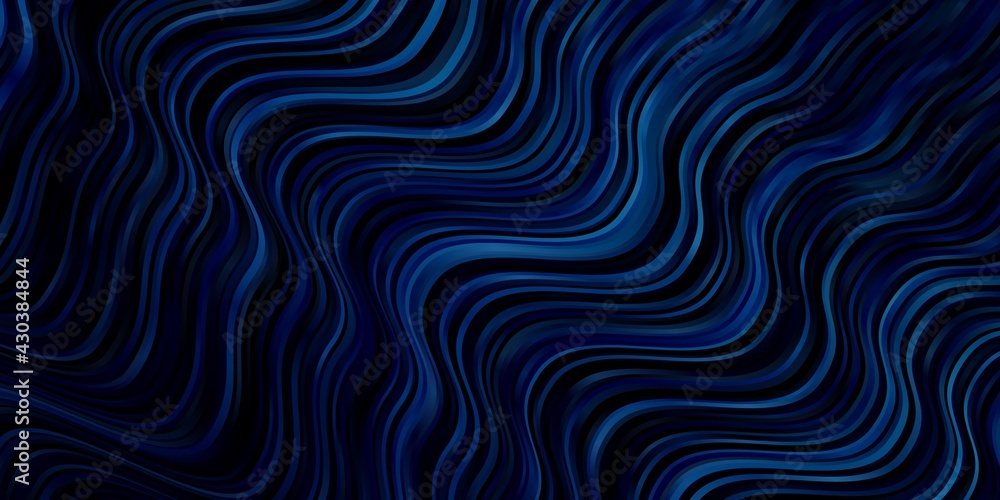 Light BLUE vector pattern with curves. Light BLUE vector pattern with curves.