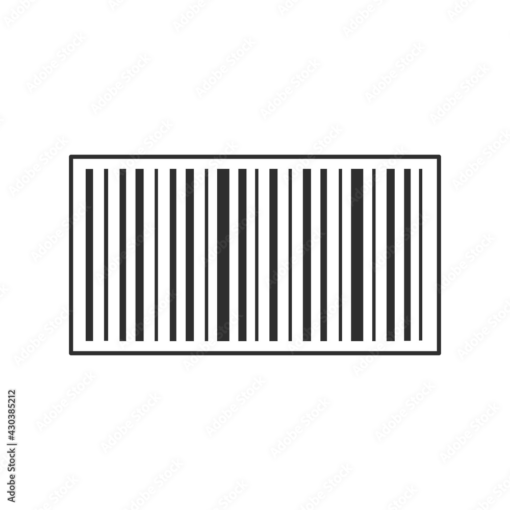 Barcode icon. Flat symbol for your web site design, logo Barcode icon. Flat symbol for your web site design, logo