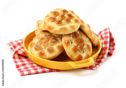 Chinese Cake on white background