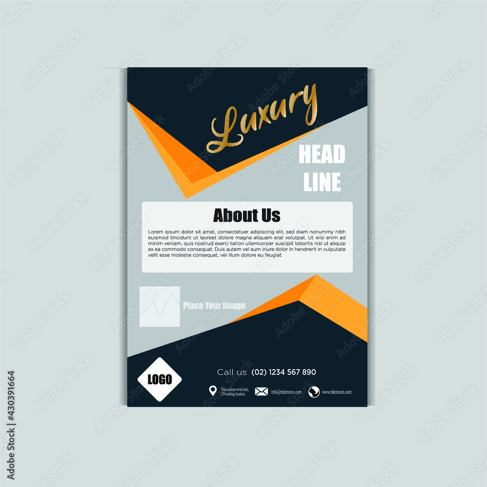 A4 size luxury flyer templates for business social media, etc. A4 size luxury flyer templates for business social media, etc.