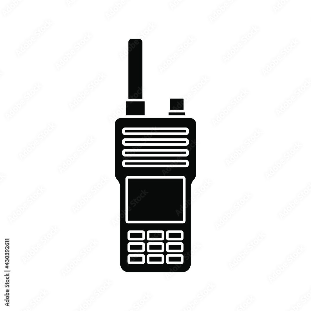 Walkie talkie icon. sign communication. Symbol, for web and mobile. vector illustration Walkie talkie icon. sign communication. Symbol, for web and mobile. vector illustration