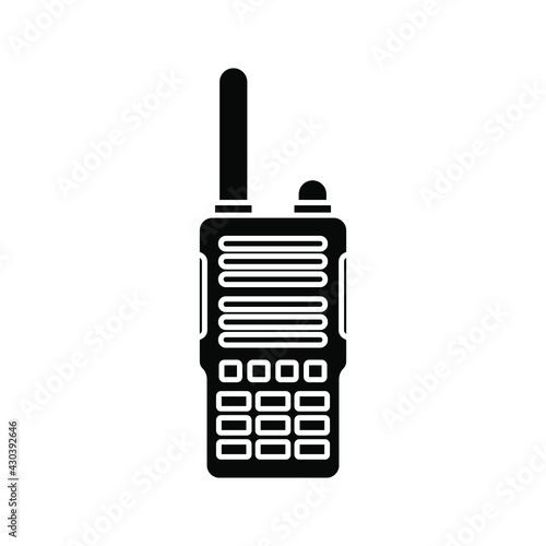 Walkie talkie icon. sign communication. Symbol, for web and mobile. vector illustration