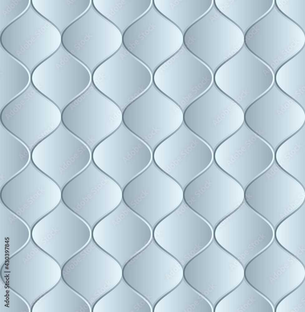 Fototapeta premium 3D geometrical background, seamless pattern