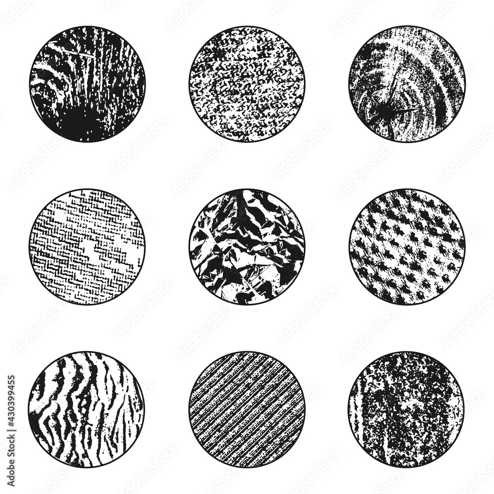 Round With Abstract Grunge Texture Round With Abstract Grunge Texture