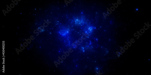 Banner Star field background . Starry outer space background texture . Colorful Starry Night Sky Outer Space background. 3D illustration

