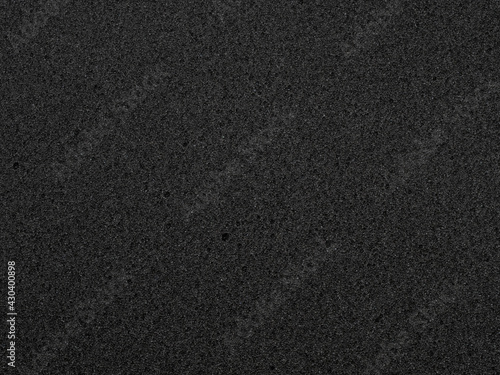 flat black foam rubber sponge texture and background